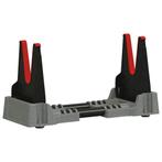 vidaXL Schietsteun Grijs 46 x 14 x 19.5 cm Kunststof, Sport en Fitness, Schietsport-accessoires, Verzenden, Nieuw
