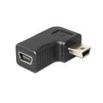 USB Mini B naar USB Mini B haakse adapter / zwart, Nieuw, Ophalen of Verzenden