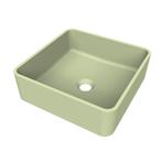 Arcqua Case Opbouw Waskom Vierkant 37x37 Mat Pastel Groen, Doe-het-zelf en Verbouw, Sanitair, Ophalen of Verzenden, Nieuw, Overige typen