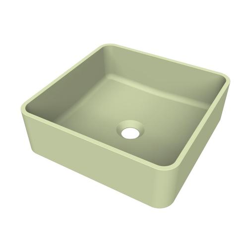 Arcqua Case Opbouw Waskom Vierkant 37x37 Mat Pastel Groen, Doe-het-zelf en Verbouw, Sanitair, Overige typen, Nieuw, Ophalen of Verzenden