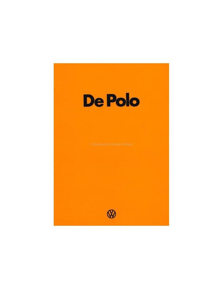 1975 VOLKSWAGEN POLO BROCHURE NEDERLANDS, Boeken, Auto's | Folders en Tijdschriften, Volkswagen