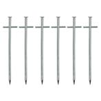 ProPlus Rotspen met dwarspen - metaal - 17 cm - set van 6, Caravans en Kamperen, Kampeeraccessoires, Ophalen of Verzenden, Nieuw