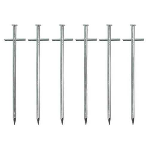 ProPlus Rotspen met dwarspen - metaal - 17 cm - set van 6, Caravans en Kamperen, Kampeeraccessoires, Nieuw, Ophalen of Verzenden