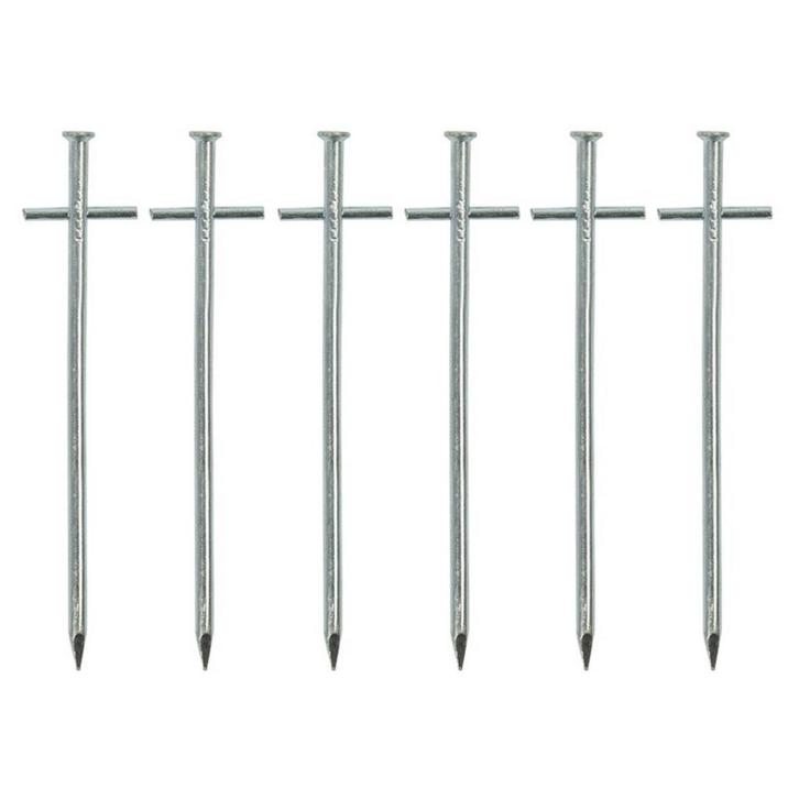 ProPlus Rotspen met dwarspen - metaal - 17 cm - set van 6, Caravans en Kamperen, Kampeeraccessoires, Nieuw, Ophalen of Verzenden