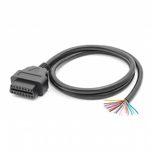 16 Pins OBD2 Stekker Vrouwtje Met 16 Open Eindkabels Verloop, Auto diversen, Autogereedschap, Nieuw, Verzenden