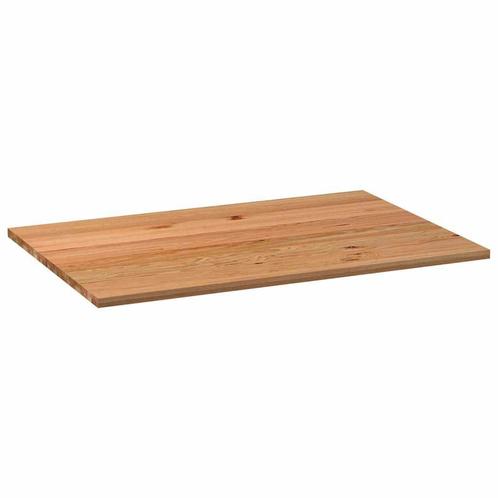 vidaXL Tafelblad rechthoekig 180x120x4 cm massief eikenhout, Huis en Inrichting, Tafels | Eettafels, Nieuw, Verzenden
