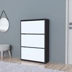 [en.casa] Schoenenkast Aurskog met 3 vouwdeuren 110x73,5x24, Huis en Inrichting, Verzenden, Nieuw