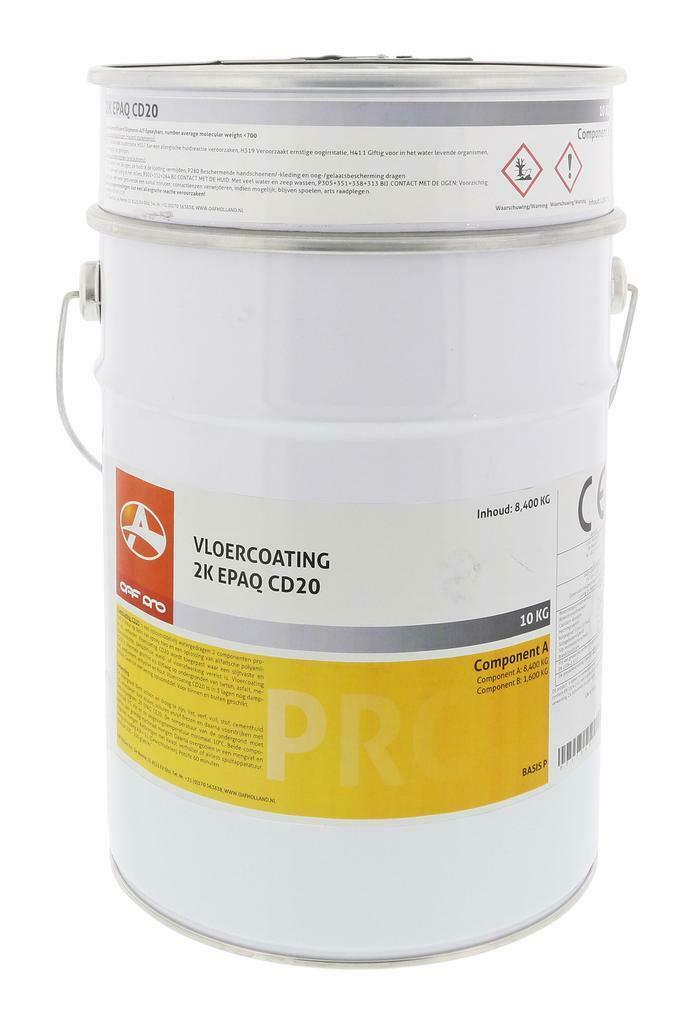2-K Epoxy Vloercoating CD20 WIT 10 Kg, Doe-het-zelf en Verbouw, Verf, Beits en Lak, Nieuw, Verzenden