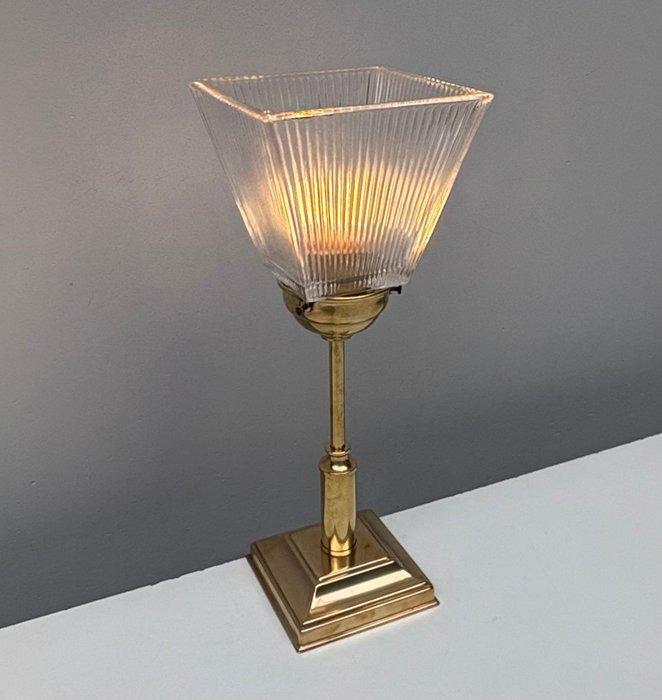 Tafellamp - Glas, Messing, Antiek en Kunst, Curiosa en Brocante