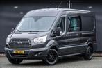 Ford Transit L3H2 170Pk | Dubbel Cabine | 3.500 Kg. trekgewi, Auto's, Bestelauto's, Nieuw, Ford, Zilver of Grijs, Lease