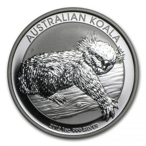 Koala 1 oz 2012 (388.046 oplage), Postzegels en Munten, Munten | Oceanië, Losse munt, Zilver, Verzenden
