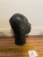 Tête africaine en bronze du Benin - Hoofd - Benin (Zonder