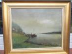 Frist Bosteels (1913-1997) - Scheldegezicht te, Antiek en Kunst, Kunst | Schilderijen | Klassiek