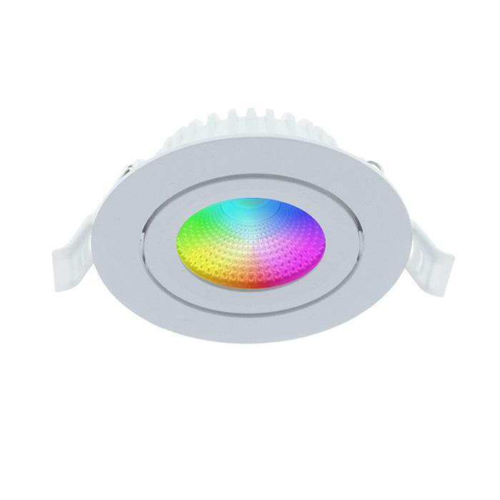 LED Zigbee downlighter White & Color Tones RGBW | Inbouw | 5, Huis en Inrichting, Lampen | Plafondlampen, Nieuw, Verzenden