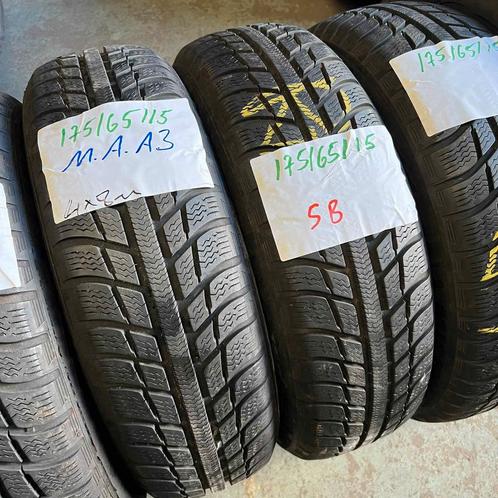 2 x Michelin 175-65-15 Winterbanden 8mm, Auto-onderdelen, Banden en Velgen, 15 inch, Winterbanden, 175 mm, Personenwagen, Gebruikt
