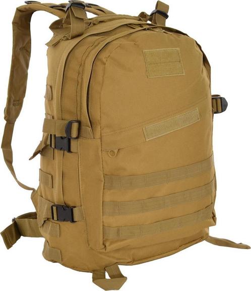 Militaire Tactical Backpack Khaki 45 Liter, Sieraden, Tassen en Uiterlijk, Tassen | Rugtassen, Verzenden