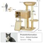 TRUUSK Krabpaal Kattenboom, 1 Kattengrot, 1 Kattenmand, 1 Li, Verzenden, Nieuw