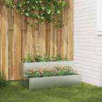 vidaXL Tuin Bloempot Zilver 100 x 60 x 45 cm Gegalvaniseerd, Tuin en Terras, Verzenden, Nieuw, Metaal, 60 tot 100 cm