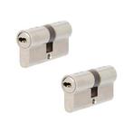 Deurbeslag | Cilinder | Nemef NF4 | 30/30 mm | 2 stuks, Doe-het-zelf en Verbouw, Hang- en Sluitwerk, Verzenden, Nieuw