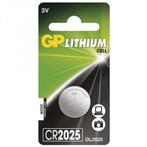 GP CR2025 3v lithium knoopcel batterij 1 Stuk (Knoopcellen), Audio, Tv en Foto, Accu's en Batterijen, Nieuw, Verzenden
