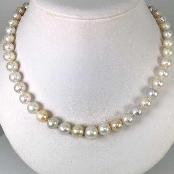 Halsketting Zilver Parel - Regenboog SSP Ø8,6x12,8mm, Sieraden, Tassen en Uiterlijk, Kettingen