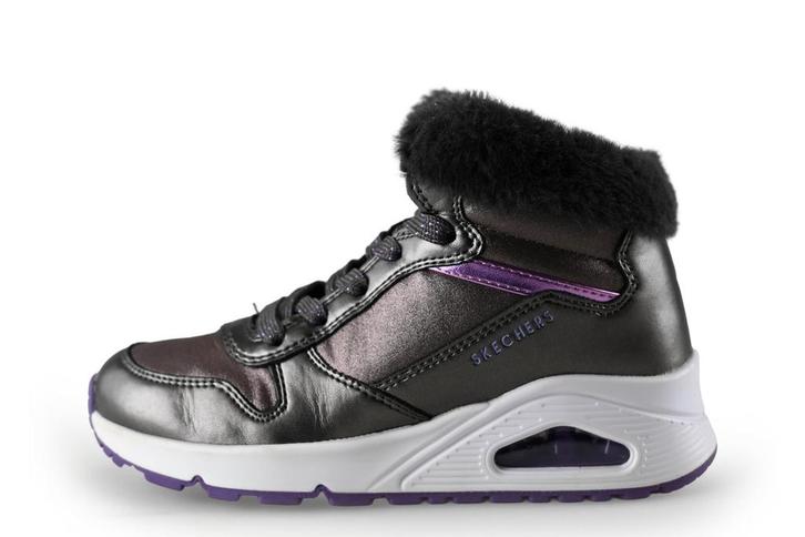 Skechers Hoge sneakers in maat 31 Zilver, Kinderen en Baby's, Kinderkleding | Schoenen en Sokken, Jongen of Meisje, Zo goed als nieuw