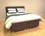 Boxspring Champion 160 x 210 Washington Green €522.50, Huis en Inrichting, 210 cm, Blauw, 160 cm, Nieuw