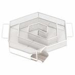vidaXL Rookgenerator koud 6-hoekig 22,5 cm roestvrij staal, Verzenden, Nieuw