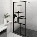 vidaXL Inloopdouchewand met schap 100x195 cm ESG-glas, Verzenden, Nieuw