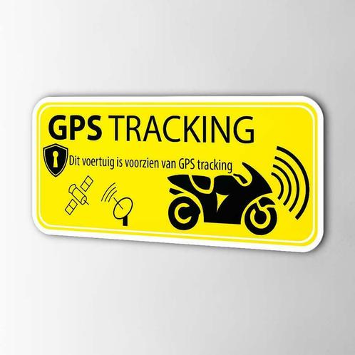 Gele Voertuig GPS tracking sticker *Nieuw, Hobby en Vrije tijd, Stickers en Plaatjes, Nieuw, Ophalen of Verzenden