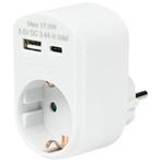 Benson Stopcontact met USB-A en USB-C - Snel opladen - Wi..., Ophalen of Verzenden, Nieuw