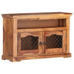 vidaXL Tv-meubel 90x30x60 cm massief acaciahout, Huis en Inrichting, Verzenden, Nieuw, 50 tot 100 cm, Minder dan 100 cm