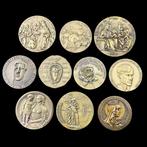 Penning - Lot with 10 Portuguese Bronze Medals