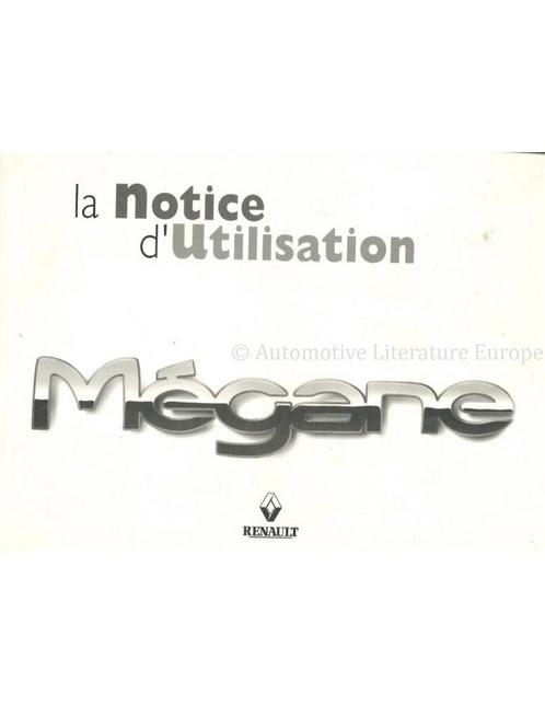 1998 RENAULT MEGANE INSTRUCTIEBOEKJE FRANS, Auto diversen, Handleidingen en Instructieboekjes