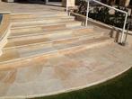 Brasil Yellow flagstone / Florida Yellow flagstones, Tuin en Terras, Nieuw, Natuursteen, Terrastegels