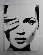 Kate Moss - handpainted and signed - by artist Vincent Mink., Nieuw