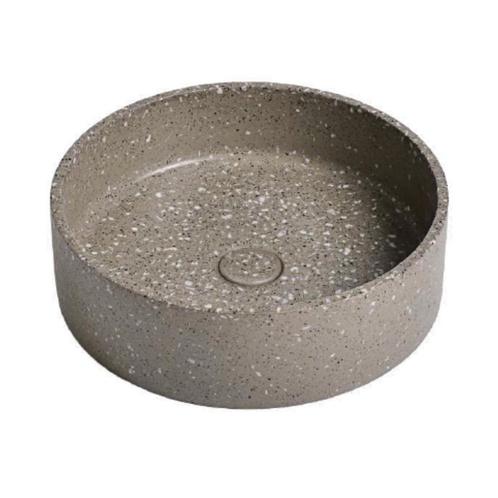 Waskom Ideavit Idea.Ora 39x39x12 cm Rond Terrazzo Grijs, Doe-het-zelf en Verbouw, Sanitair, Overige typen, Nieuw, Ophalen of Verzenden