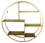 Non-branded Wandrek Gordonville 26 X 92 cm Staal Goud, Huis en Inrichting, Woonaccessoires | Wandplanken en Boekenplanken, Ophalen of Verzenden