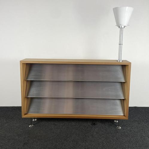 Houten Folderkast Met Lamp, Huis en Inrichting, Kasten | Overige, Gebruikt, Ophalen of Verzenden