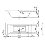 Ligbad VMK Go Baldo SM Duo 170x75x45 cm Incl. Poten Acryl, Ophalen of Verzenden, Nieuw