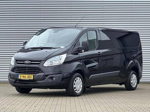 Ford Transit Custom 290 2.2 TDCI L2 Trend Nette bus!, Auto's, Bestelauto's, Lease, Handgeschakeld, Financial lease, Diesel, Zwart