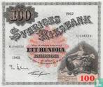 Zweden 100 Kronor  - 1962, Postzegels en Munten, Bankbiljetten | Europa | Niet-Eurobiljetten, Verzenden