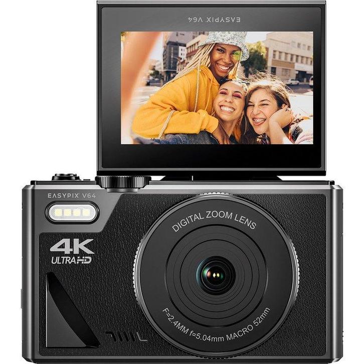 EasyPix V64 Flip, Audio, Tv en Foto, Fotocamera's Digitaal, Verzenden