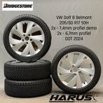 VW Golf 8 5H 17 inch Belmont Velgen+Bridgestone Winterbanden, Auto-onderdelen, Banden en Velgen, Gebruikt, Banden en Velgen, 17 inch