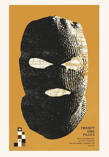 Posters - Poster Twenty One Pilots - Twenty One Pilots beschikbaar voor biedingen