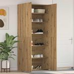 vidaXL Schoenenkast met plank Bruin 80 x 35.5 x 180 cm, Verzenden, Nieuw