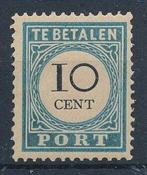 Nederland 1881 - 10 cent lichtblauw, type III kamtanding, Postzegels en Munten, Postzegels | Nederland, Gestempeld