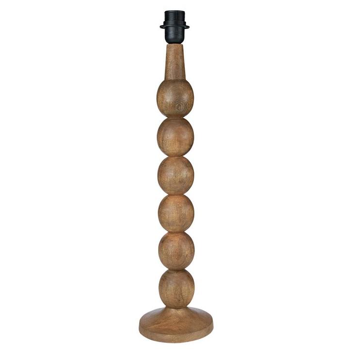lampvoet bollen mango hout 60cm, Huis en Inrichting, Woonaccessoires | Overige, Verzenden