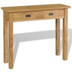 Wandtafel Teakhout - Kleine Beschadiging, Grote Korting!, Ophalen of Verzenden, Nieuw