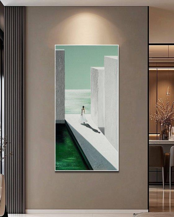 Clelia - Emerald Silence, Antiek en Kunst, Kunst | Schilderijen | Modern